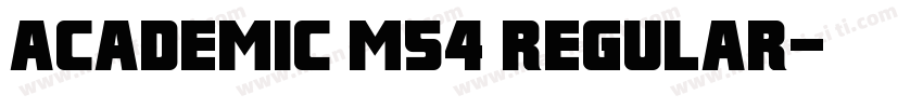 Academic M54 Regular字体转换